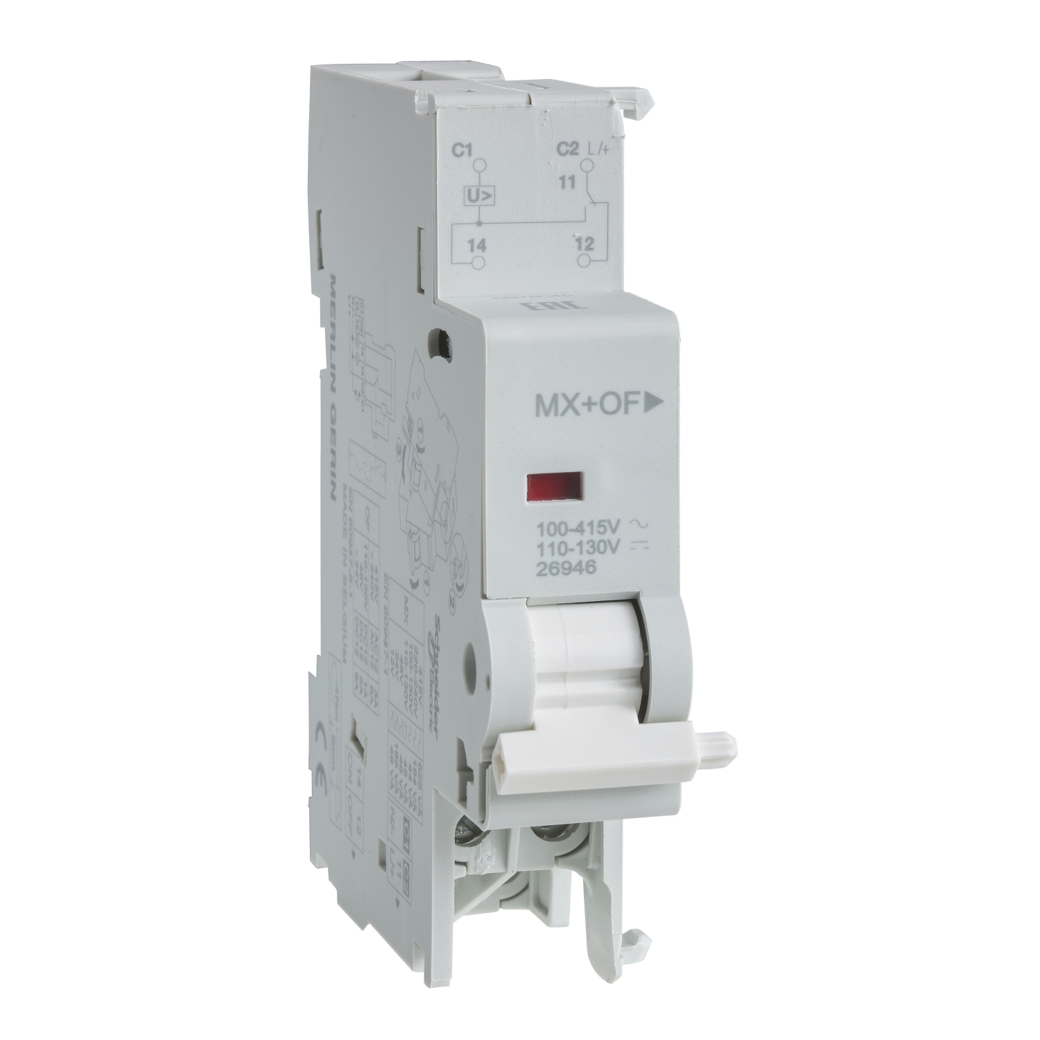Schneider Electric Shunt Release; for Multi 9 circuit breakers; 48VAC/DC; w/ open/closed auxiliary contact
